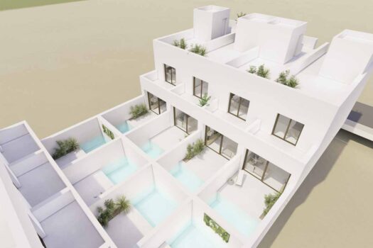 3 Bed, 2 Bath Townhouses with Private Pool, San Javier Ref: Carmen3