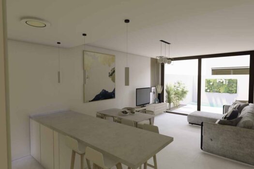 3 Bed, 2 Bath Townhouses with Private Pool, San Javier Ref: Carmen3